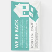 Neueröffnung des Real Anwesen Business Banner (Vertikal)