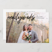 Neuerscheinungen B Horizontal 1 Foto Hochzeitsempf Einladung (Vorne/Hinten)