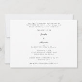 Neuerscheinungen W Horizontal 1 Foto Hochzeitsempf Einladung (Rückseite)