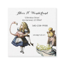 Neuerstellung der Vintagen Alice im Wunderland
