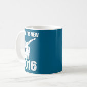 Neues 2016 Meme Kaffeetasse (Vorderseite Links)