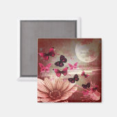 Neues 3 großes Square Magnet (Vorderseite/Rückseite)