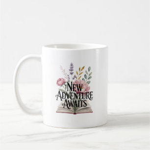 Neues Abenteuer Wartet Neue Stelle Personalisiert Kaffeetasse