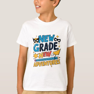 "Neues Abenteuer".Zurück zum Helden der Schule T-Shirt