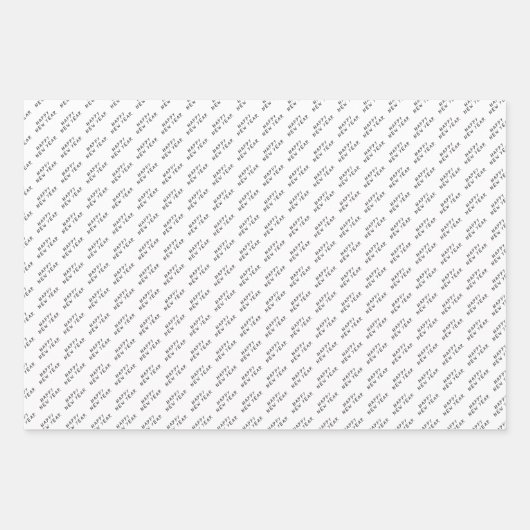 Neues Abstraktes Planet - Glück im neuen Jahr 2023 Geschenkpapier Set (Vorderseite 3)