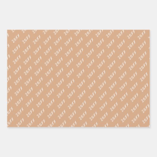 Neues Abstraktes Planet - Glück im neuen Jahr 2023 Geschenkpapier Set (Vorderseite 2)