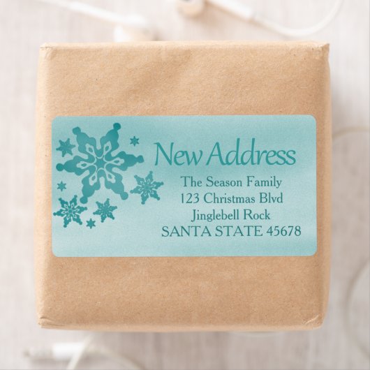 Neues Adressenaufkleber für Snowflake (Insitu)