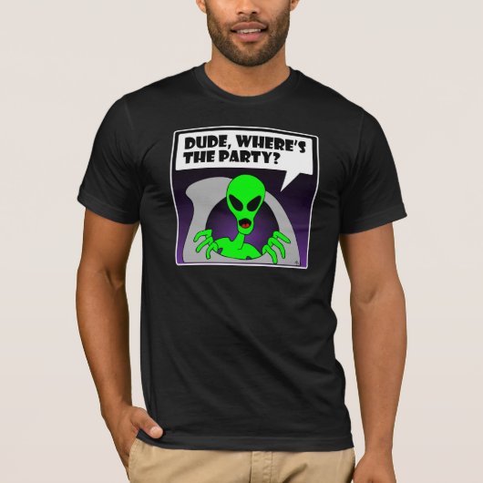 neues alien-Party T-Shirt (Vorderseite)