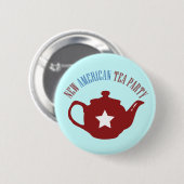 Neues amerikanisches Tee-Party Button (Vorne & Hinten)