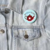 Neues amerikanisches Tee-Party Button (Beispiel)
