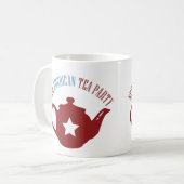 Neues amerikanisches Tee-Party Kaffeetasse (Vorderseite Links)