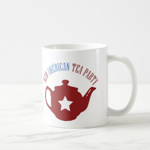 Neues amerikanisches Tee-Party Kaffeetasse