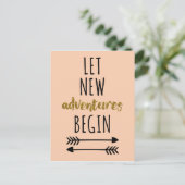 Neues Angebot für Abenteuer Postkarte (Stehend Vorderseite)