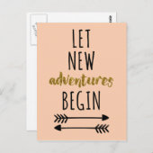 Neues Angebot für Abenteuer Postkarte (Vorne/Hinten)