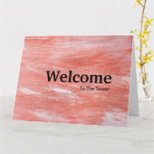 Neues Angestellt-Willkommen Karte (Gelbe Blume)