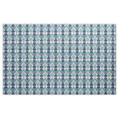 Neues Aqua und Blue Art Deco Stil Stoff (Yard (91,4 cm))