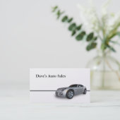 Neues Auto Visitenkarte (Stehend Vorderseite)