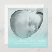 Neues Baby Ankündigung (Vorne/Hinten)