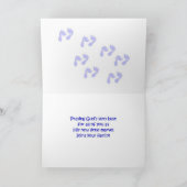 Neues Baby Ankündigung (Innenseite)