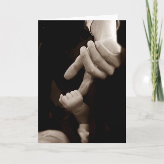 Neues Baby Ankündigung (Vorderseite)