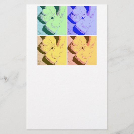 Neues Baby/Ankündigung Briefpapier (Vorderseite)