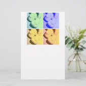 Neues Baby/Ankündigung Briefpapier (Stehend Vorderseite)