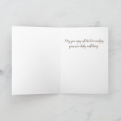 Neues Baby-Ankunfts-Babyparty-Karten-Rosa-Tier Ankündigung (Innenseite)