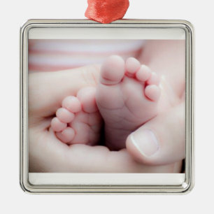 "NEUES BABY AUF DEM WEG" CHRISTMAS ORNAMENT