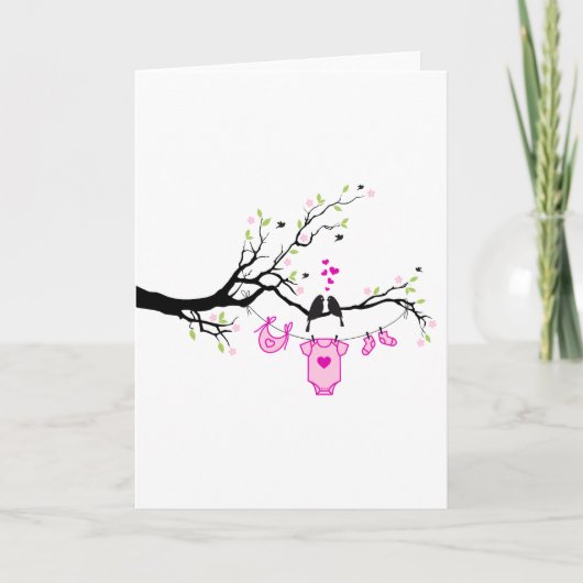 neues Baby, Babypartyentwurf Einladung (Vorderseite)