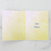 Neues Baby Boy Cherub Design Gruß Karte (Innenseite)