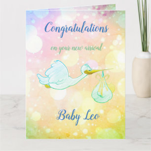 Neues Baby Boy Design Karte