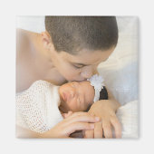 Neues Baby Custom Foto Magnet (Vorne)