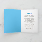 Neues Baby, dass du dieses große Brother-Ding rock Karte (Innenseite)