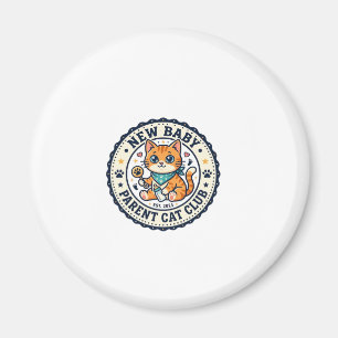 Neues Baby-Eltern-Katze-Katze-Mama-Geschenkidee - Magnet