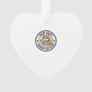 Neues Baby-Eltern-Katze-Katze-Mama-Geschenkidee - Ornament