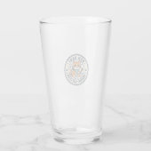 Neues Baby-Eltern-Katze-Katze-Mutter-Geschenkidee Glas (Rückseite)