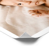 Neues Baby Foto Collage Keepake Poster (Ecke)