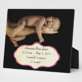 Neues Baby-Foto Fotoplatte (Seite)