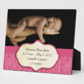 Neues Baby-Foto Fotoplatte (Seite)