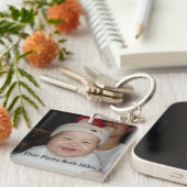 Neues Baby-Foto Schlüsselanhänger (Vorderseite rechts)
