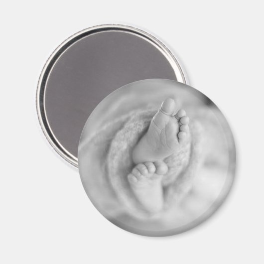 Neues Baby-FOTO Wohngestaltung Keepake zeitlos Magnet (Vorderseite/Rückseite)