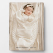 Neues Baby Fotoplatte (Vorderseite)