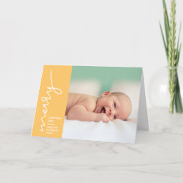 Neues Baby Frohe Weihnachtsschrift Feiertagskarte