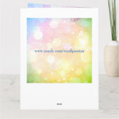 Neues Baby Girl-Design Karte (Rückseite)