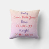 Neues Baby Girl-Design Kissen (Rückseite)