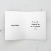 NEUES BABY JEMAND IN DER LIEBE KARTE (Innenseite)