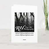 Neues Baby Karte (Rückseite)