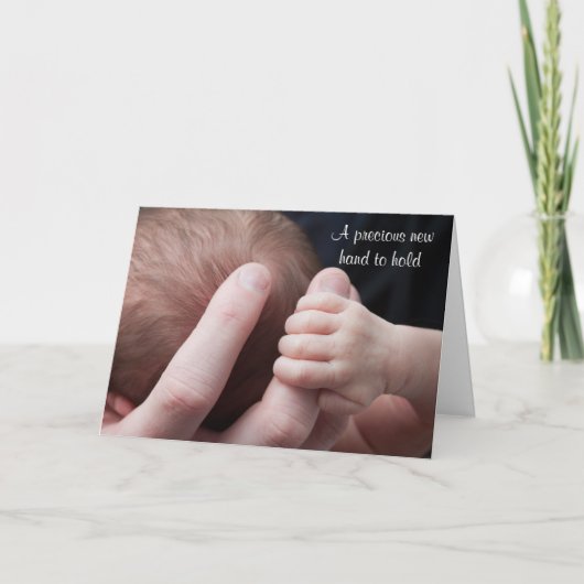 Neues Baby Karte (Vorderseite)