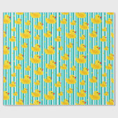 Neues Baby Niedlich Rubber Ducks Baby Ducks Party Geschenkpapier (Flach)