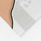 Neues Baby Niedliche Hirschtier Personalisiert Fleecedecke (Ecke)